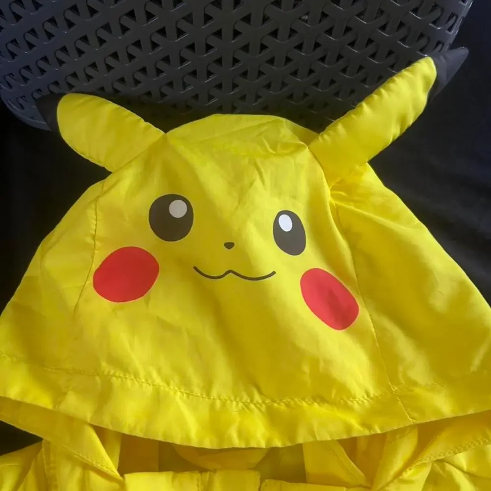 Yellow hm pikachu rain jacket